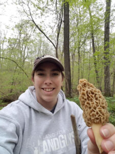 Matt's Wife Ashley Hunting Mushrooms